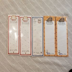 LINDA GREYSON cat themed magnetic note pads
